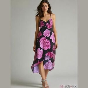 Vintage Rocket Candy Floral spaghetti Strap Dress size medium